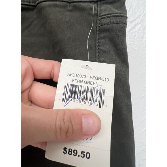 Lucky Brand Men's 110 Skinny Jeans Size 32 x 32 NWT Fern Navy Green Low Rise - Picture 5 of 7